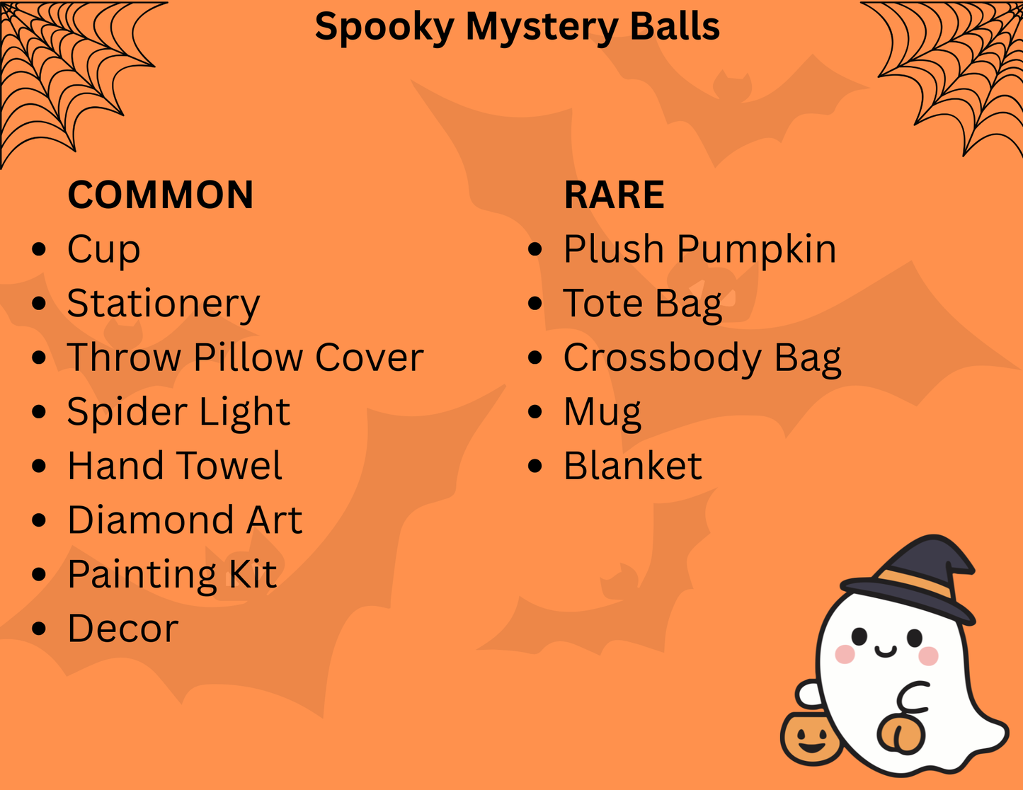 10 Halloween Spooky Mystery Balls (NO Exclusions!) Restocks August 25th at 10am!