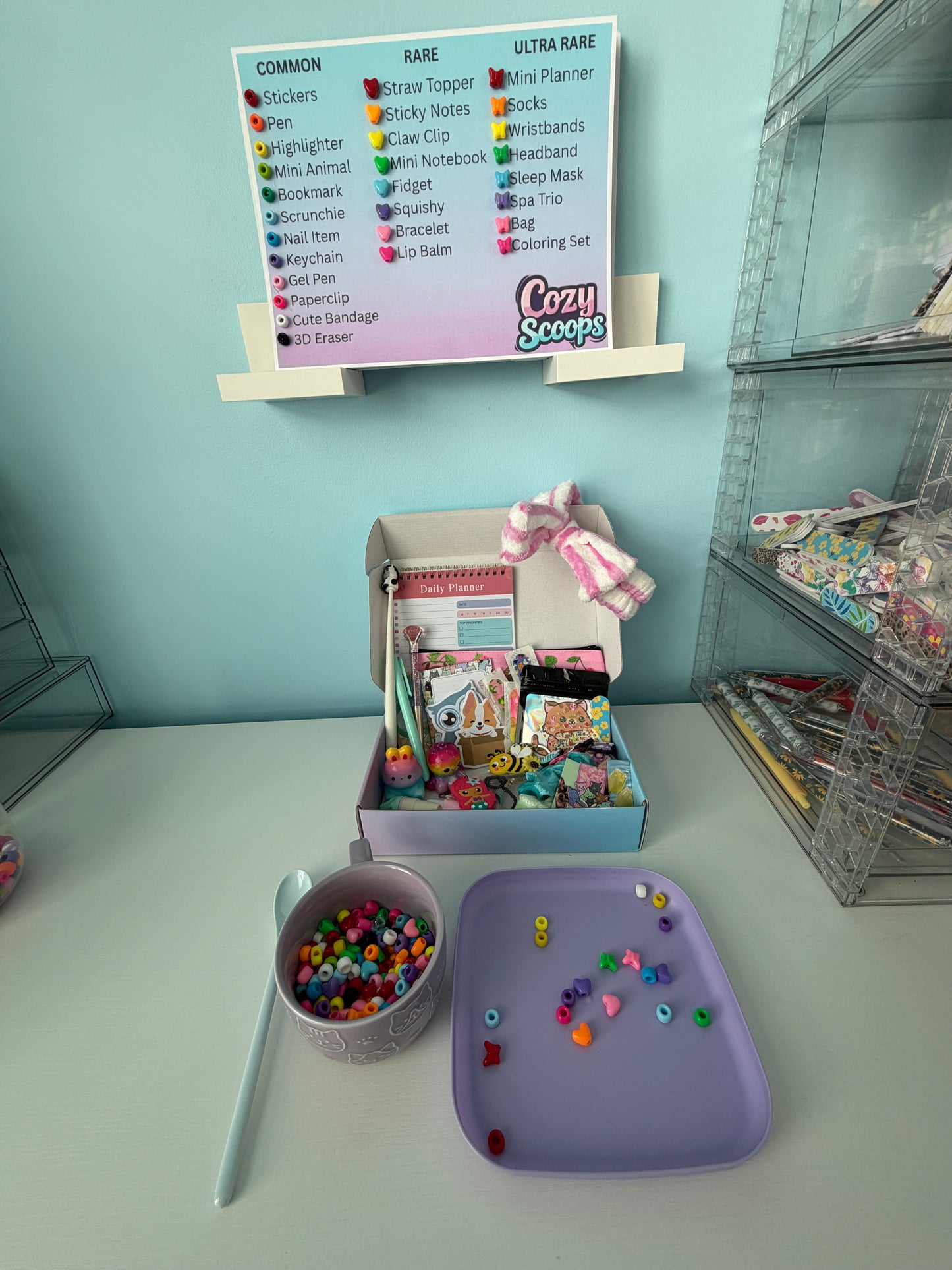 Regular Cozy Scoop (15-20+ items, free seasonal gift) - UPDATED LIST