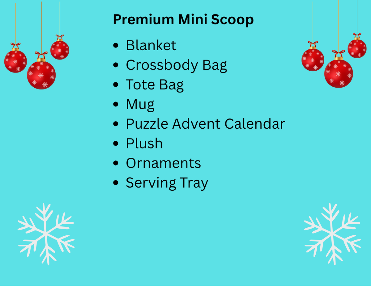 Christmas Magic Premium Scoop (3 Scoops + Free Premium Gift + Upgraded Wrapped Present + FREE Video Packing!) Next Round of Pre-orders Opens Sunday, October 18th at 10am ET