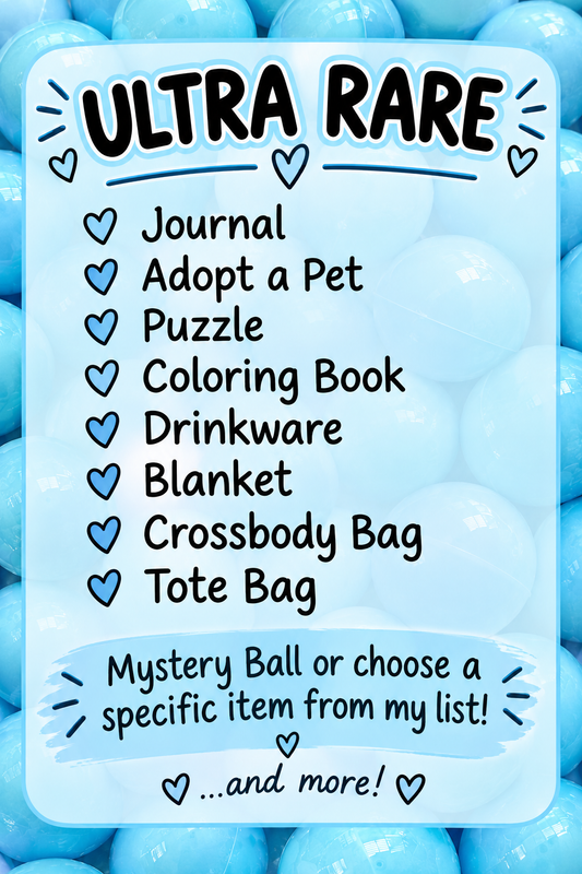 💙 Ultra Rare Mystery Ball (Blue) OR Choose 1 Ultra Rare Item