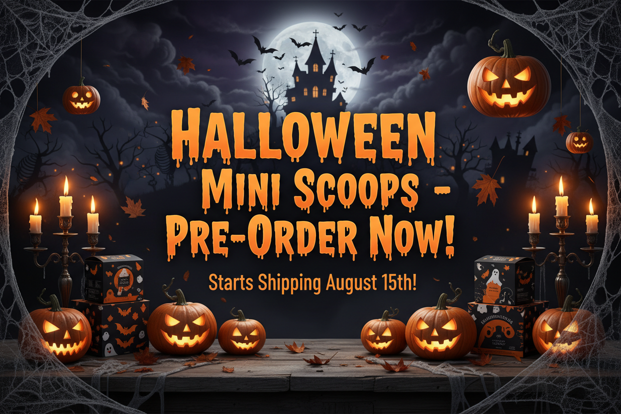 Halloween Mini Scoops (10-12 items + Spooky Mystery Ball)
