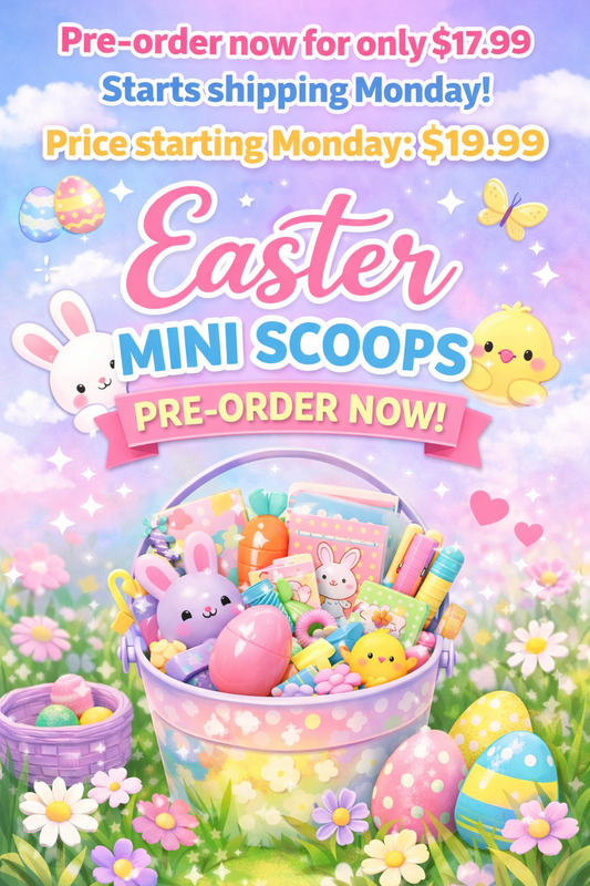 Easter Mini Scoops (8-12 items, Easter themed)